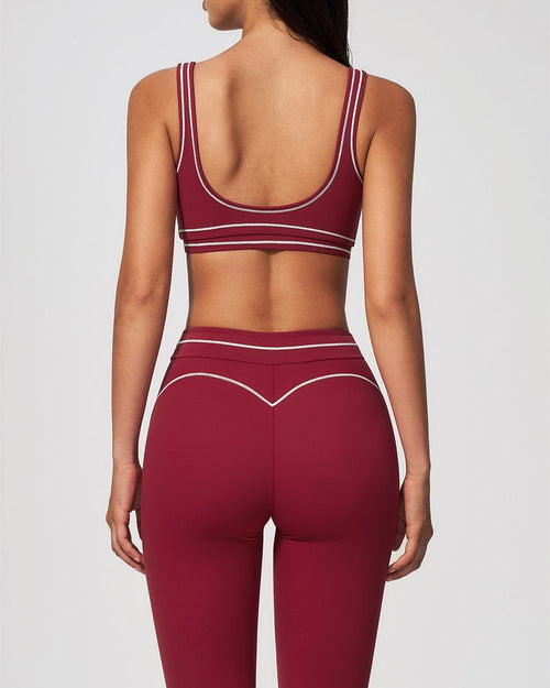 Vyla™ Contrast Trim U-Back Sports Bra
