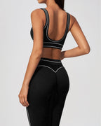 Vyla™ Contrast Trim U-Back Sports Bra