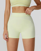 Vyla™ High-Waisted Contrast Trim Yoga Shorts