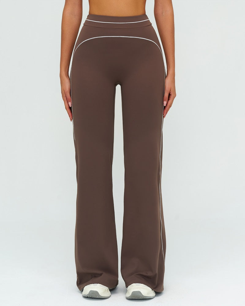 Vyla™ High-Waisted Contrast Panel Wide Leg Pants