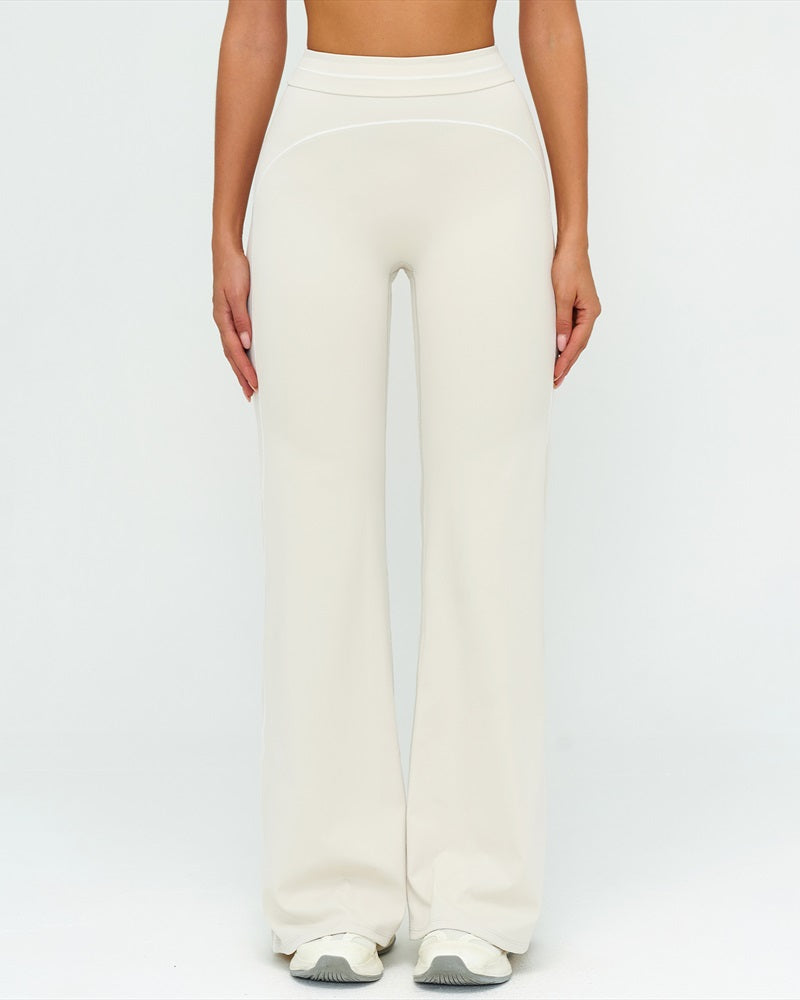 Vyla™ High-Waisted Contrast Panel Wide Leg Pants