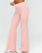Vyla™ High-Waisted Contrast Panel Wide Leg Pants