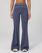 Vyla™ High-Waisted Contrast Panel Wide Leg Pants