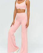 Vyla™ High-Waisted Contrast Panel Wide Leg Pants