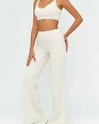 Vyla™ High-Waisted Contrast Panel Wide Leg Pants