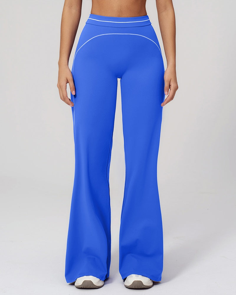Vyla™ High-Waisted Contrast Panel Wide Leg Pants