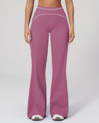 Vyla™ High-Waisted Contrast Panel Wide Leg Pants