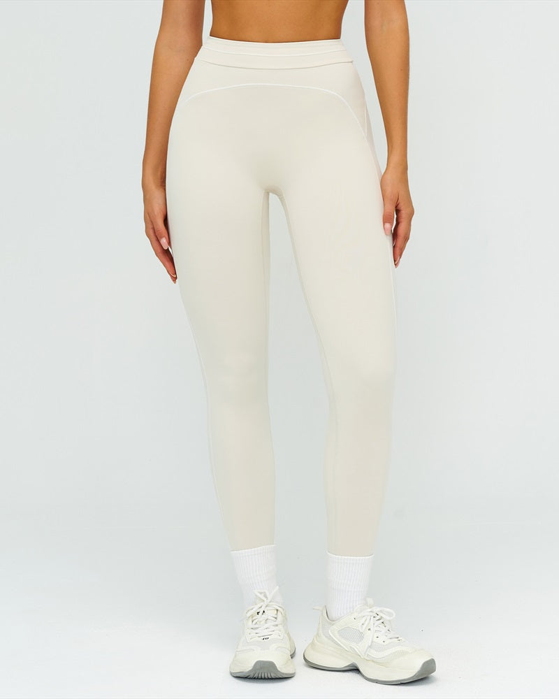 Vyla™ High-Waisted Contrast Trim Yoga Leggings