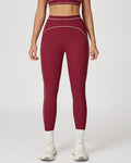 Vyla™ High-Waisted Contrast Trim Yoga Leggings