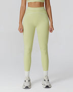 Vyla™ High-Waisted Contrast Trim Yoga Leggings