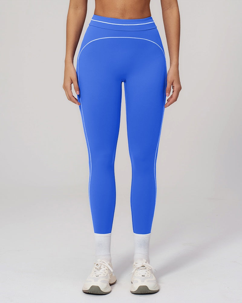 Vyla™ High-Waisted Contrast Trim Yoga Leggings