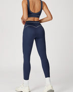 Vyla™ High-Waisted Contrast Trim Yoga Leggings