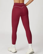Vyla™ High-Waisted Contrast Trim Yoga Leggings