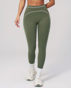 Vyla™ High-Waisted Contrast Trim Yoga Leggings