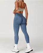 Vyla™ Washed High-Waisted Butt-Lifting Yoga Leggings