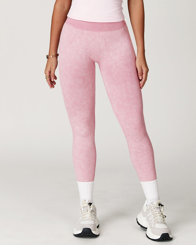 Vyla™ Washed High-Waisted Butt-Lifting Yoga Leggings