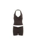 Vyla™ Halter Strappy Back Yoga Set