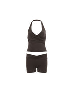 Vyla™ Halter Strappy Back Yoga Set