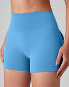 Vyla™ Cargo Pocket Scrunch High-Waisted Yoga Shorts