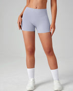 Vyla™ Cargo Pocket Scrunch High-Waisted Yoga Shorts