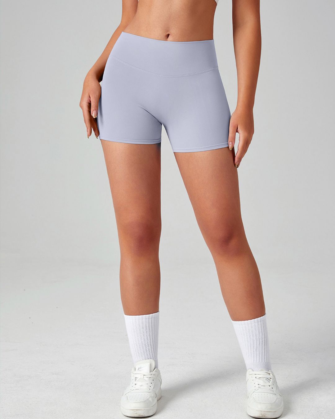 Vyla™ Cargo Pocket Scrunch High-Waisted Yoga Shorts