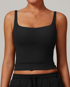 Vyla™ Quick-Dry Open-Back Fitted Yoga Cami Tank