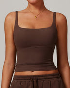 Vyla™ Quick-Dry Open-Back Fitted Yoga Cami Tank