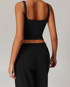 Vyla™ Quick-Dry Open-Back Fitted Yoga Cami Tank