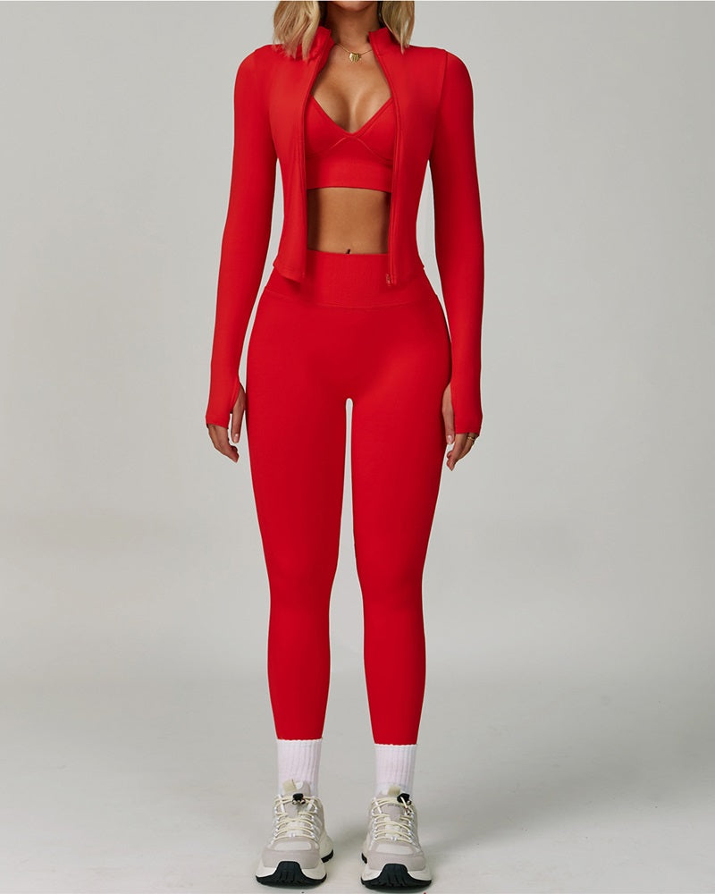 Vyla™ Seamless V-Waist Butt-Lifting Yoga Leggings