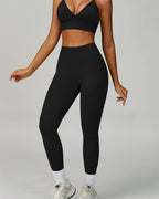 Vyla™ Seamless V-Waist Butt-Lifting Yoga Leggings