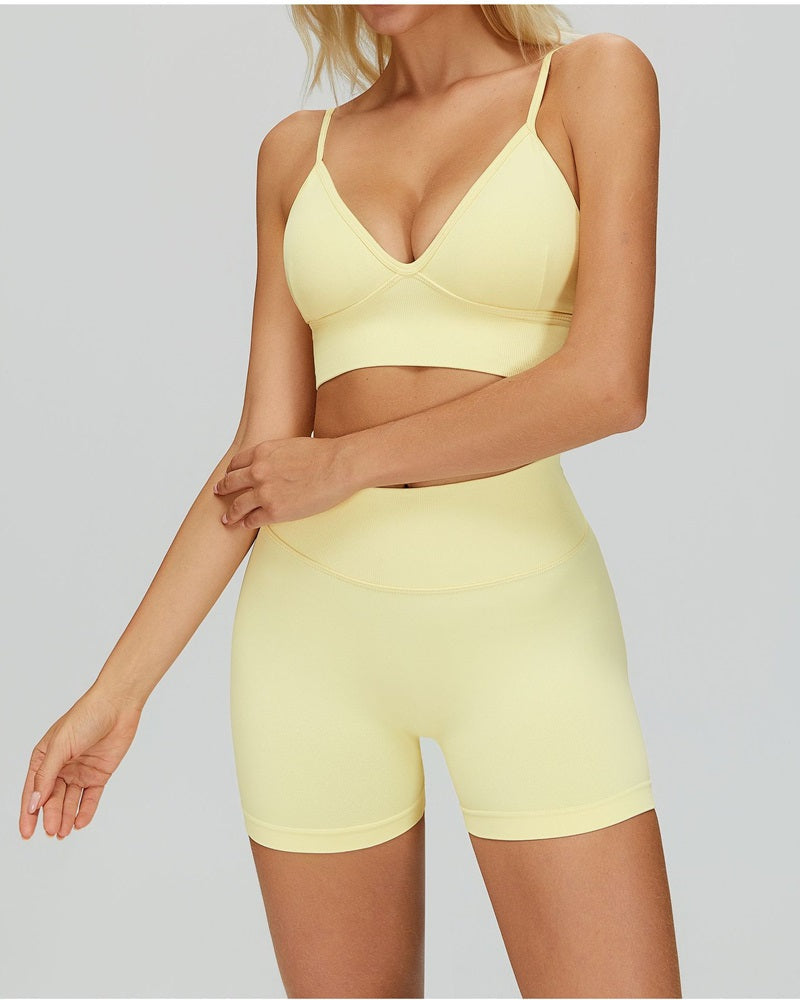 Vyla™ Seamless Strappy Back Sports Bra