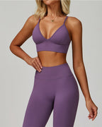 Vyla™ Seamless Strappy Back Sports Bra