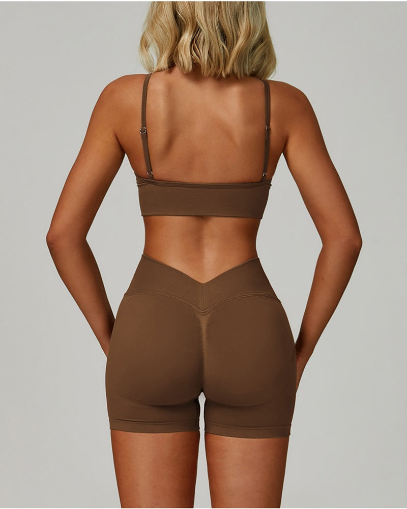 Vyla™ Seamless Strappy Back Sports Bra