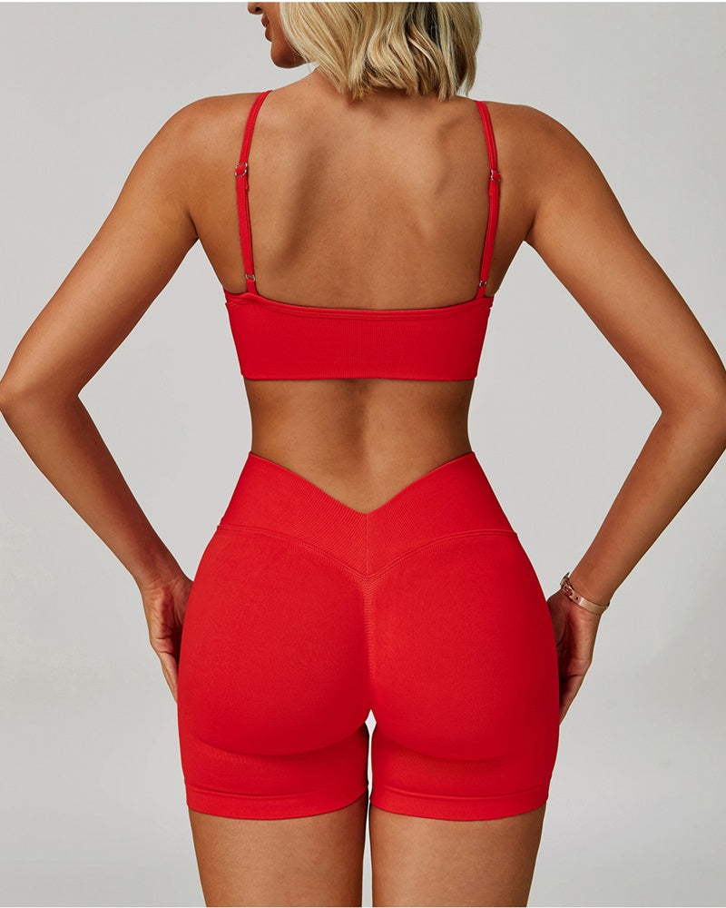 Vyla™ Seamless Strappy Back Sports Bra