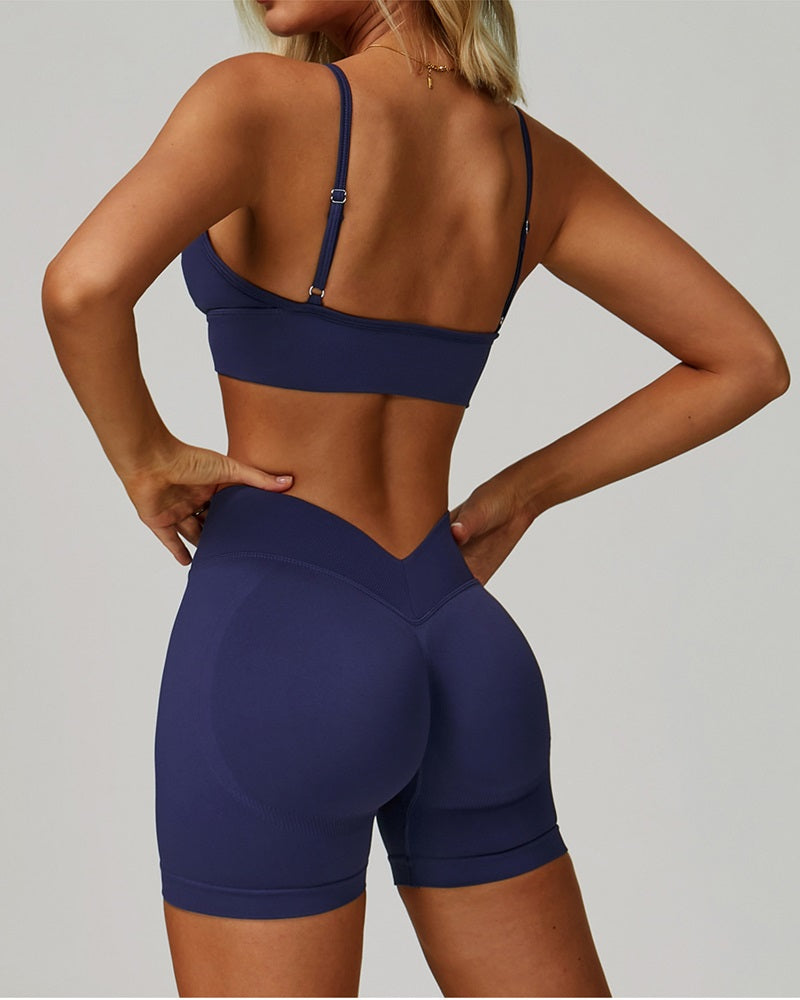 Vyla™ Seamless Strappy Back Sports Bra