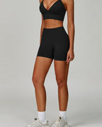 Vyla™ Seamless V-Waist Sculpting Yoga Shorts