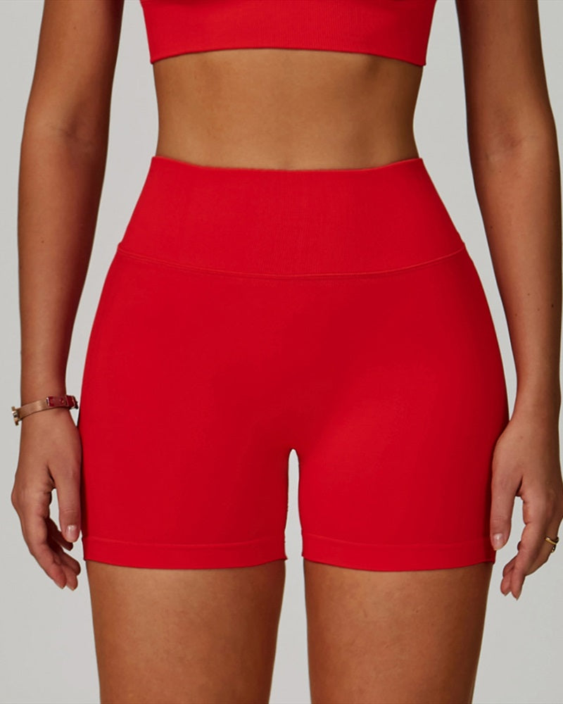 Vyla™ Seamless V-Waist Sculpting Yoga Shorts