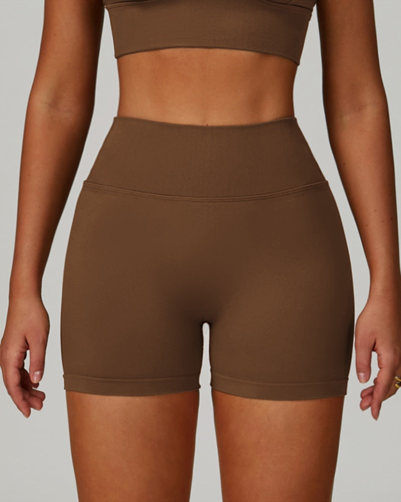 Vyla™ Seamless V-Waist Sculpting Yoga Shorts