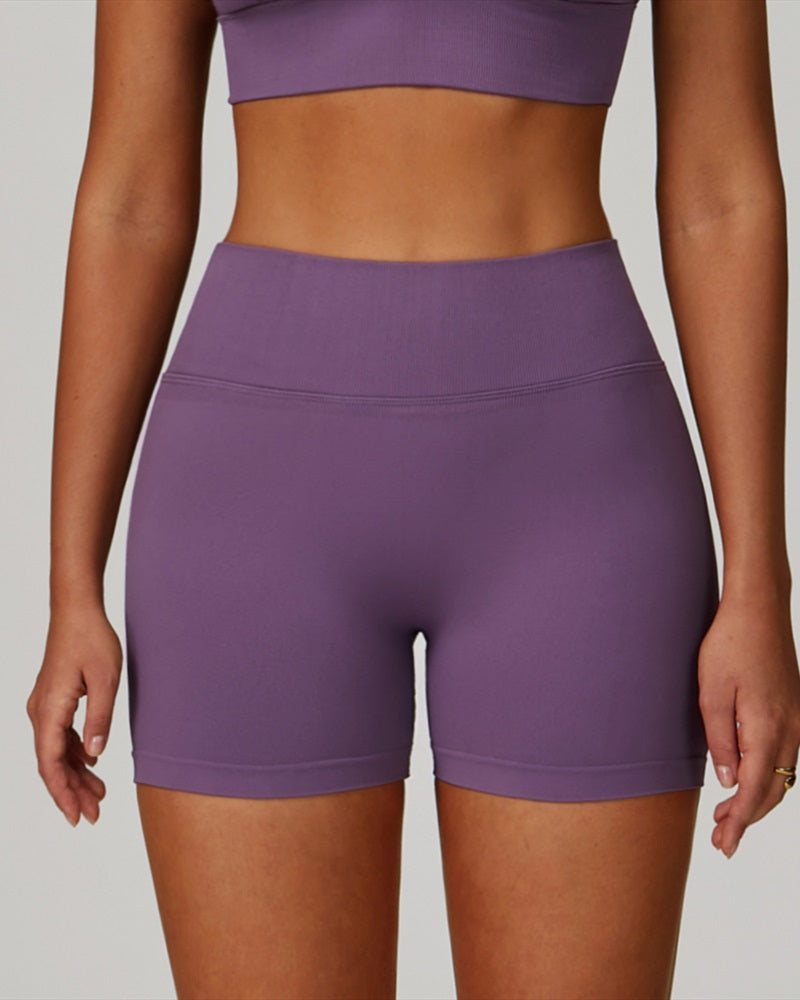 Vyla™ Seamless V-Waist Sculpting Yoga Shorts