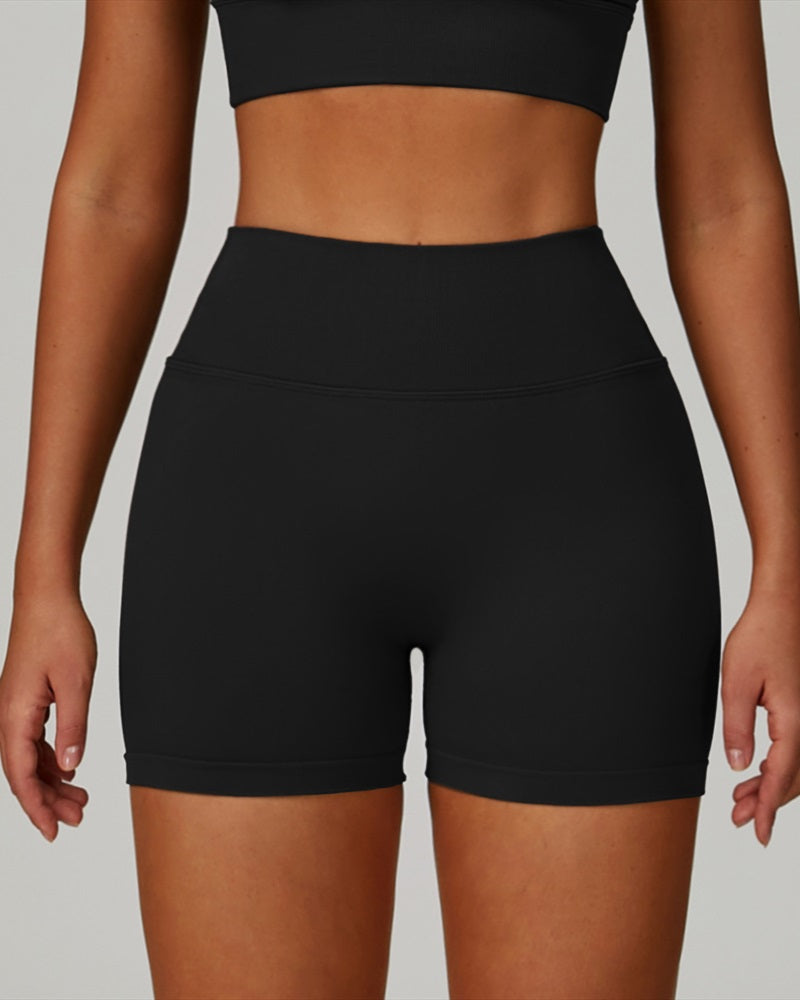 Vyla™ Seamless V-Waist Sculpting Yoga Shorts