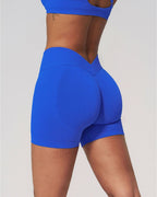 Vyla™ Seamless V-Waist Sculpting Yoga Shorts