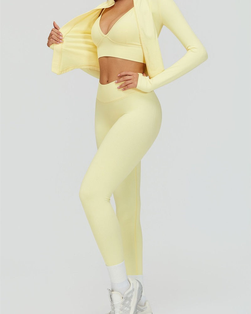 Vyla™ Seamless V-Waist Butt-Lifting Yoga Leggings