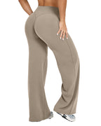 Vyla™ Breathable Ice Silk High-Waisted Straight Leg Yoga Pants