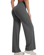 Vyla™ Breathable Ice Silk High-Waisted Straight Leg Yoga Pants