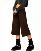 Vyla™ Fold-Over Waist Wide Leg Capris