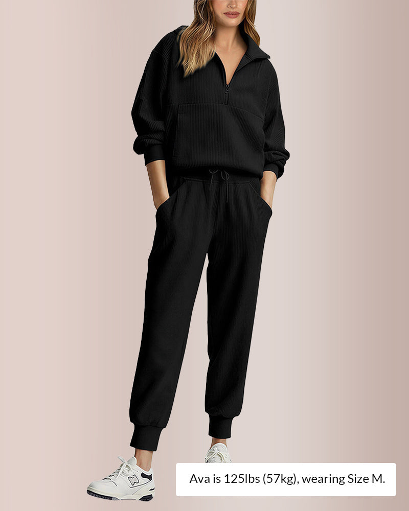 Vyla™ Women’s Half-Zip Sweatshirt & Jogger Set