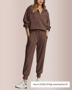 Vyla™ Women’s Half-Zip Sweatshirt & Jogger Set