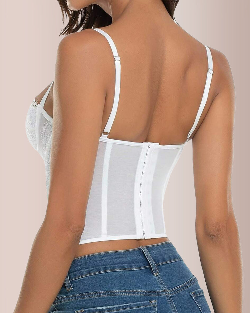 Vyla™ Lace Bustier Corset Top