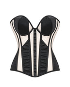 Vyla™ Sheer Mesh Boned Corset Bustier Top