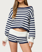 Vyla™ Striped Oversized Knit Sweater